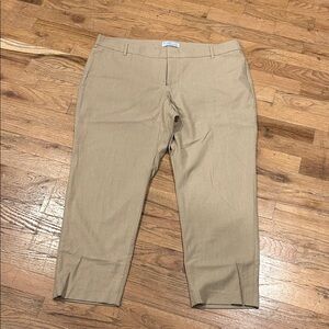 Women’s Gap slim cropped Tan Pants 16
